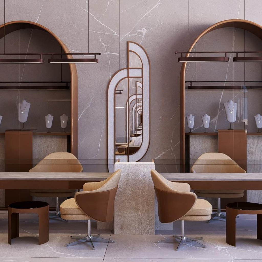 Büyük ebat porselen duvar kaplama çalışması