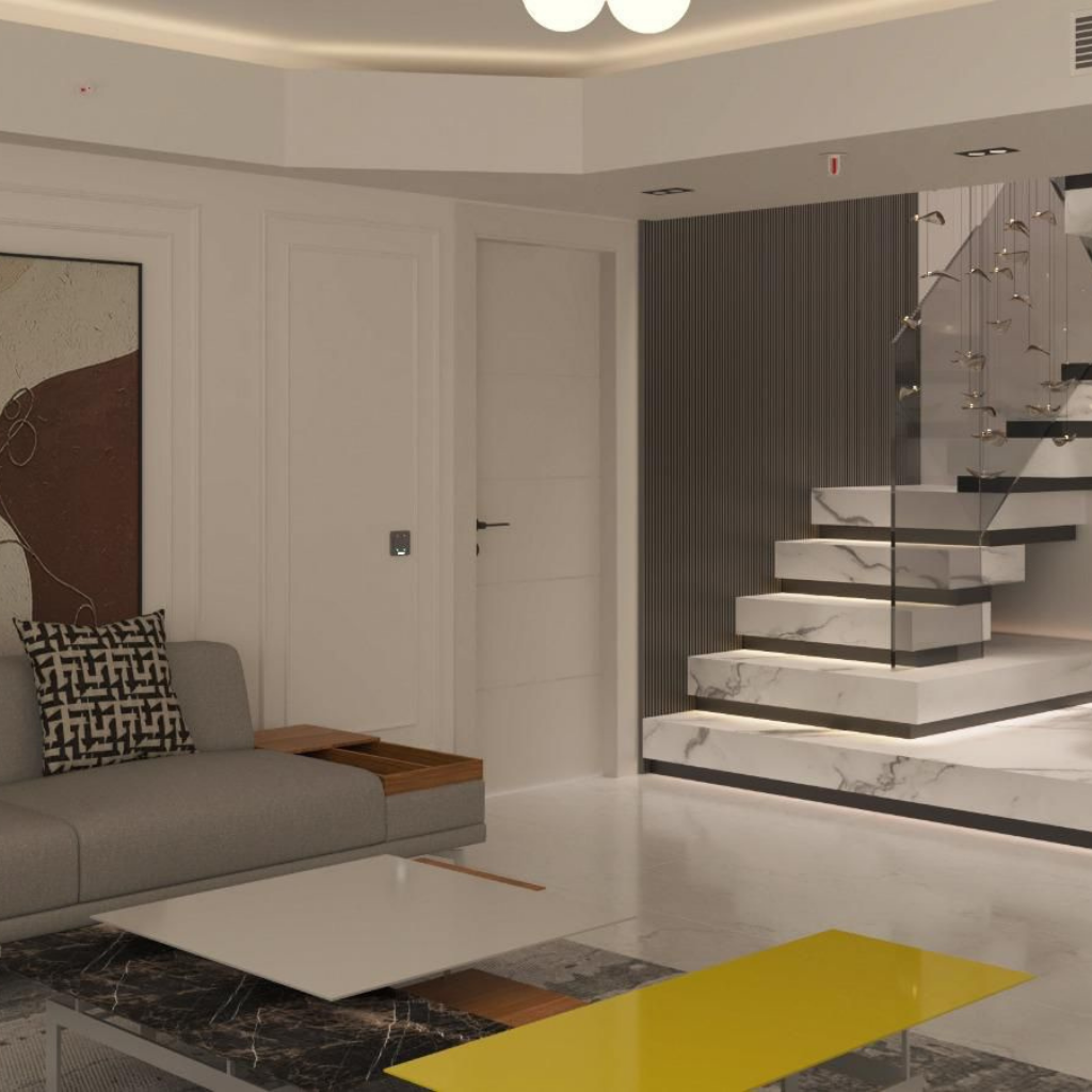 Modern mutfak seramik ve porselen kaplama uygulaması